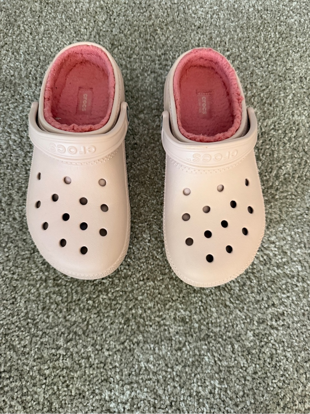 CROCS Women’s Classic Clog with Pink Lining - Light Blush